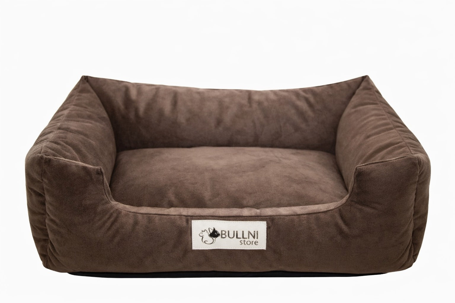 Kit Luxo - Cama, Tapete, Almofada e Cobertor — Marrom Mocha