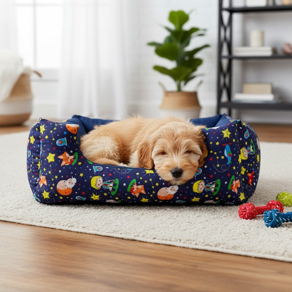 Cama Para Cachorro Quadrada conforto Principe Drop