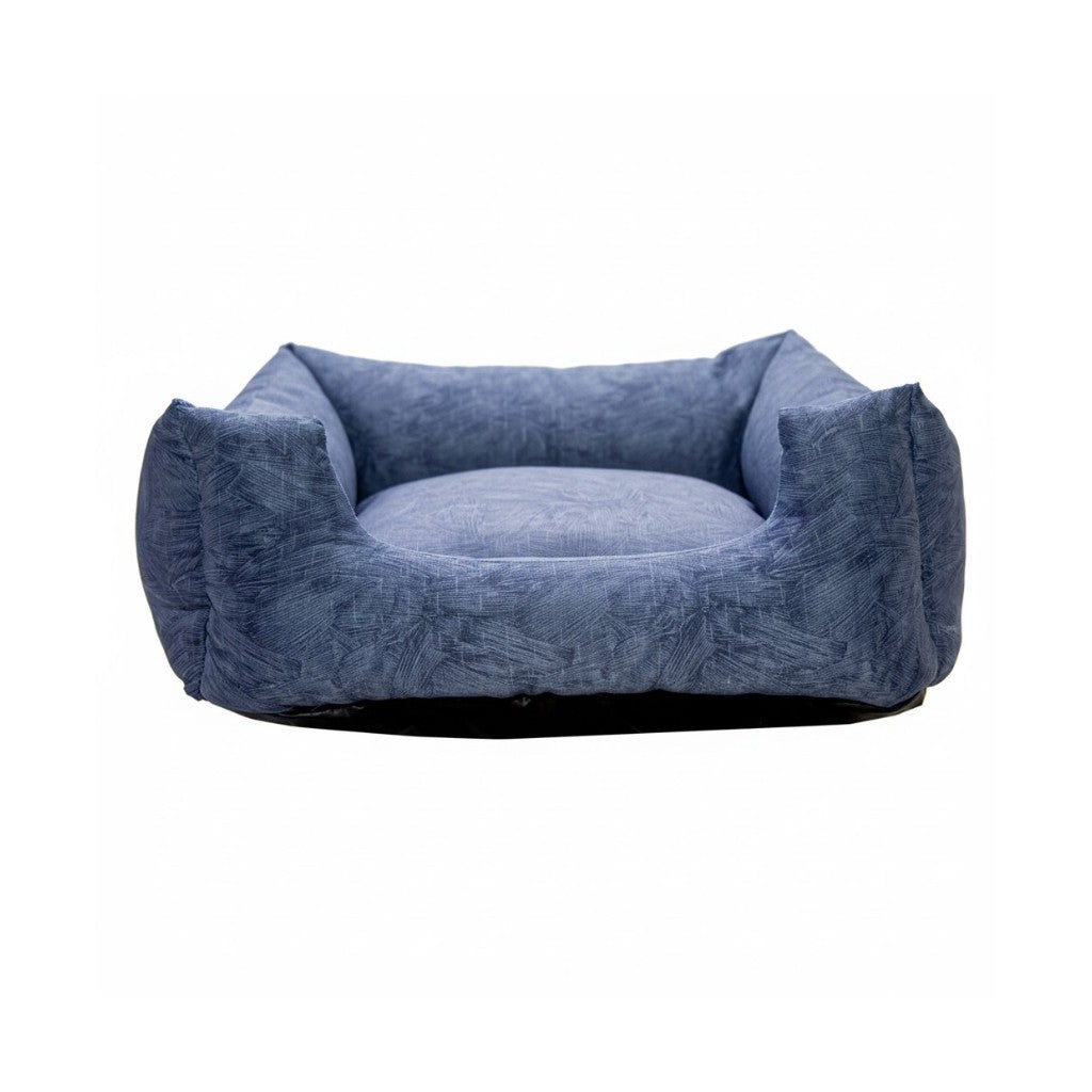 Cama Para Cachorro Quadrada conforto Petroleo Drop