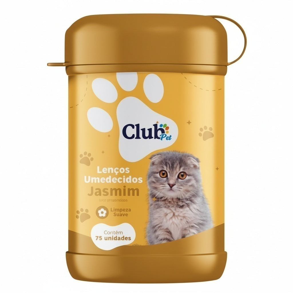 Lenço Umedecido para Cães e Gatos