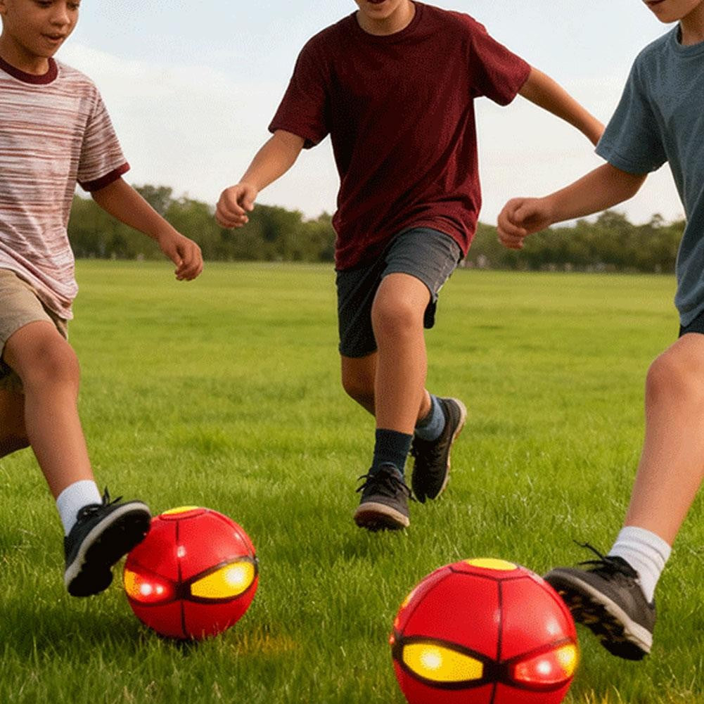 Bola saltitante mágica que vira disco voador