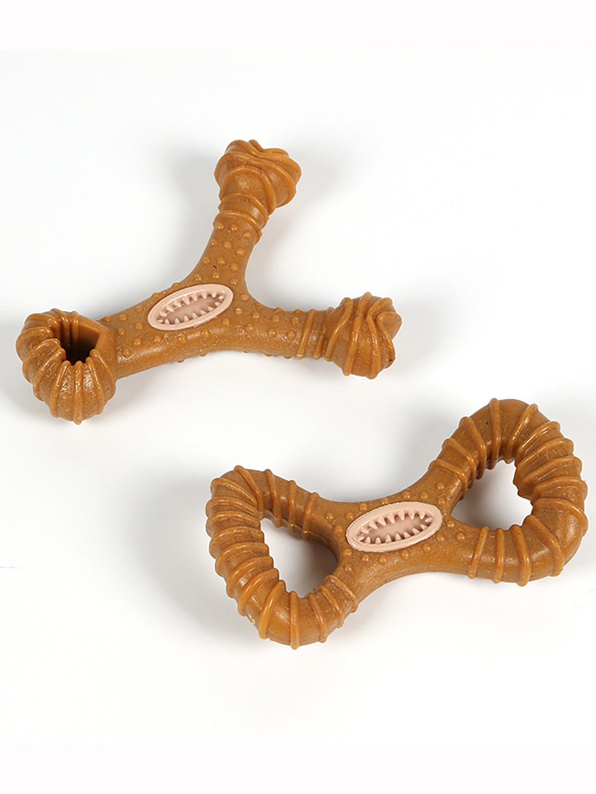 Osso de mastigar indestrutível de madeira de faia sólida de 15cm para cães