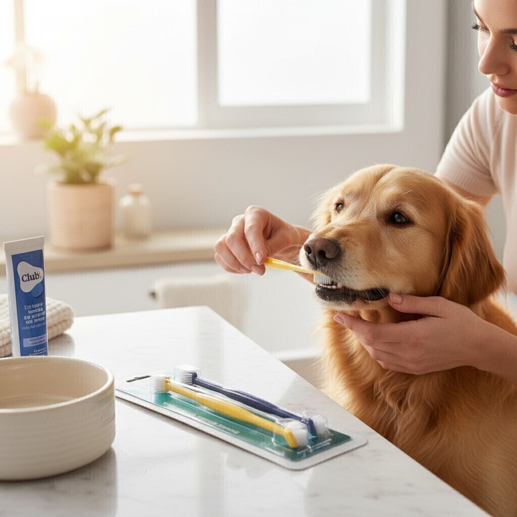 Escova de Dente para Cães e Gatos com 2 unidades