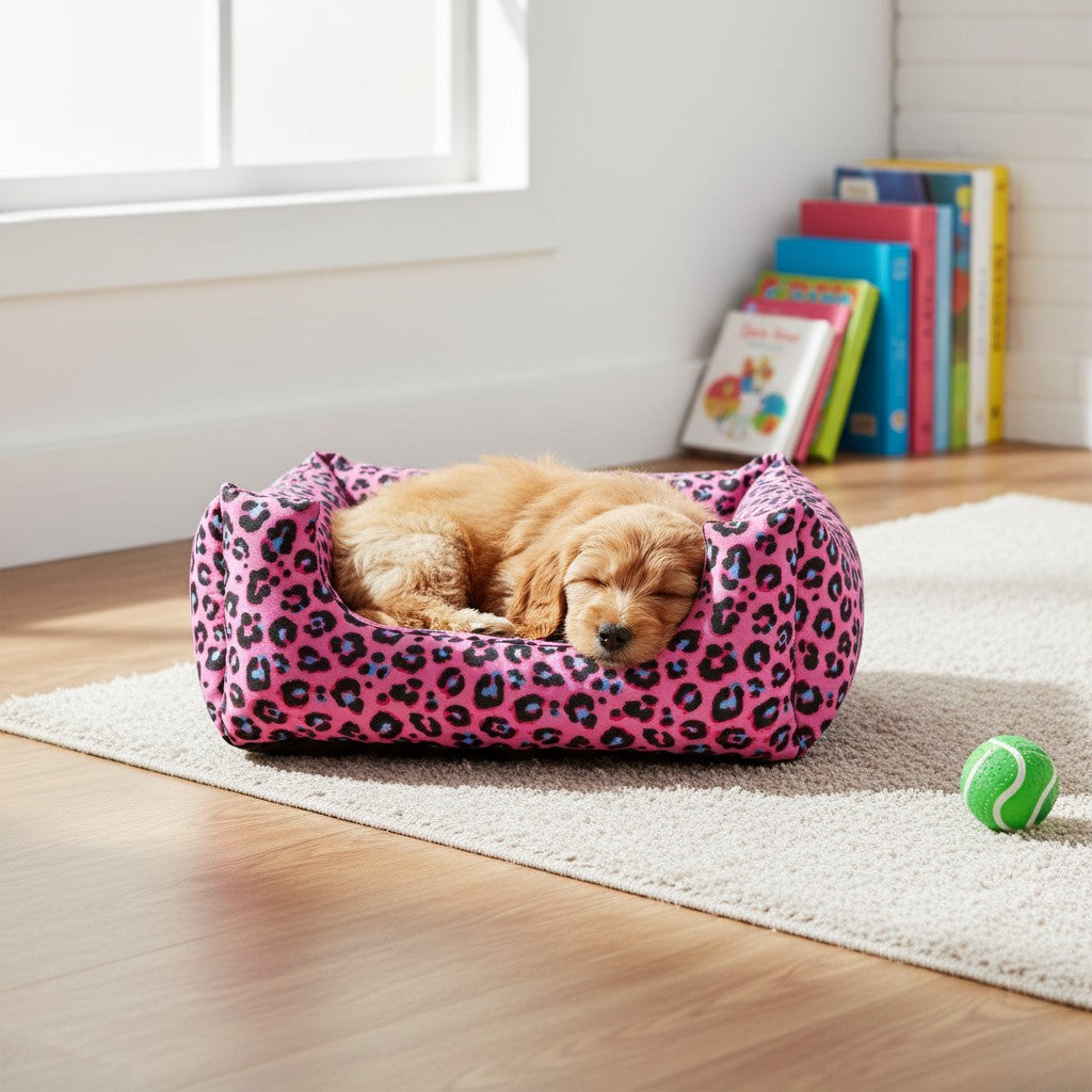 Cama Para Cachorro Quadrada impermeavel Oncinha Drop