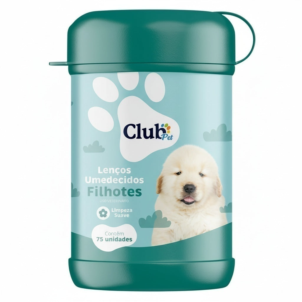 Lenço Umedecido para Cães e Gatos