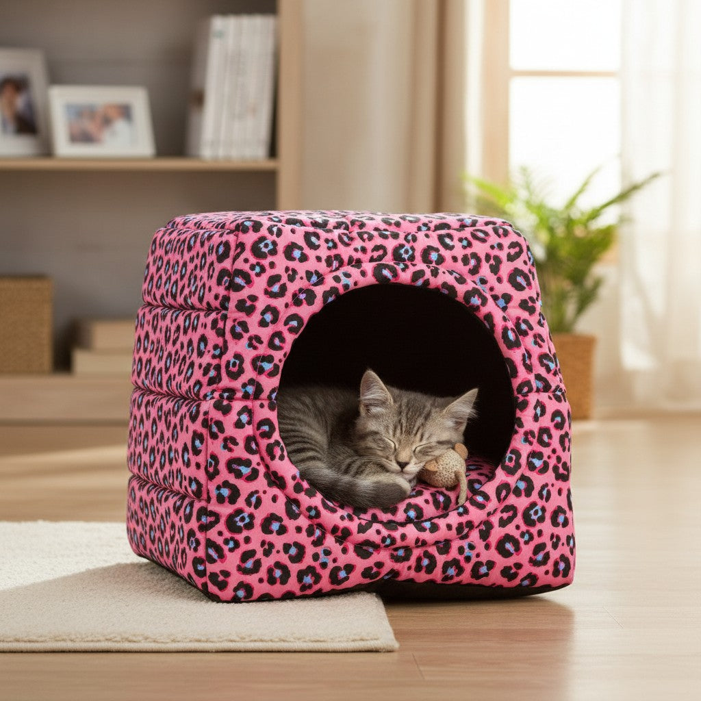 Toca Iglu Cachorro Gato Impermeavel Oncinha Drop