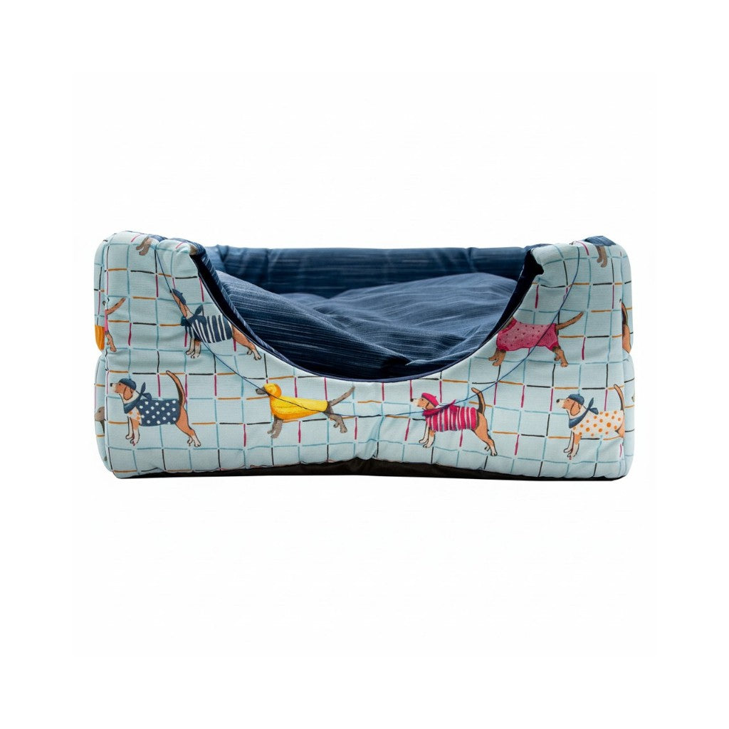 Toca Iglu Cachorro Gato Impermeavel Azul Pets Drop