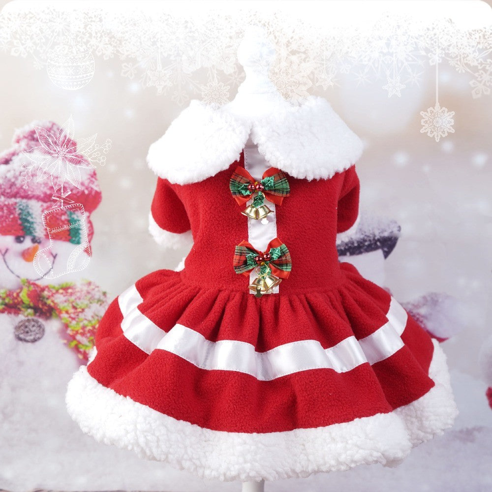 Vestido de natal para pets