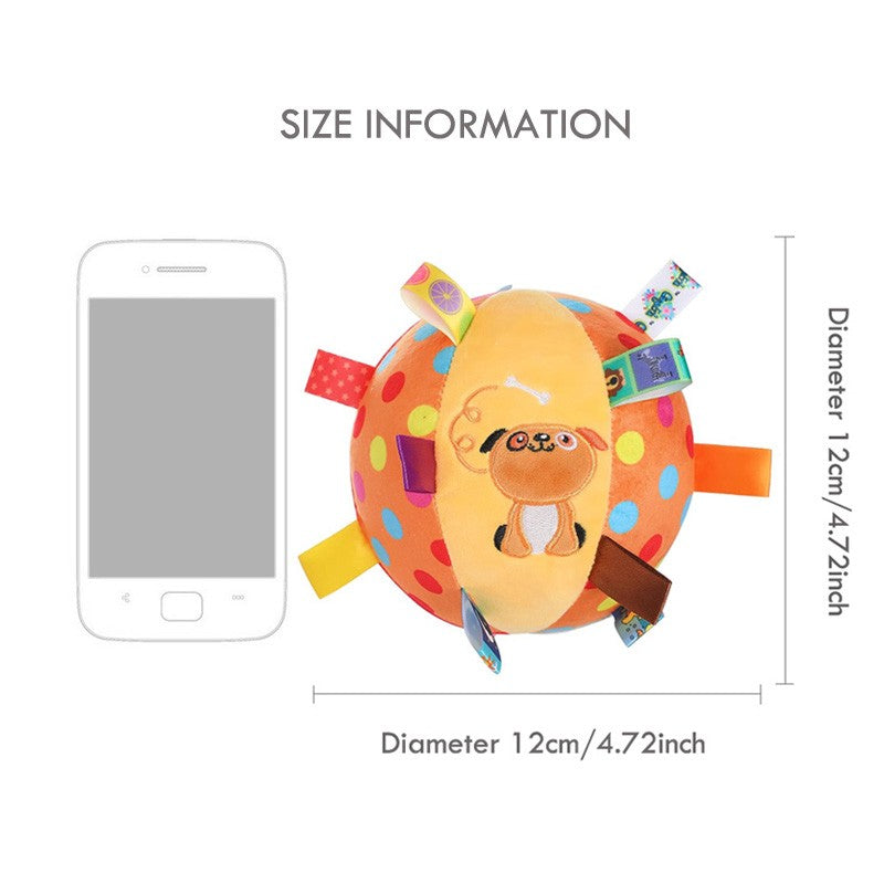 Bola interativa com alças de náilon