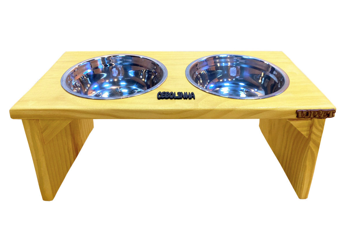 Comedouro Duplo Elevado Personalizado