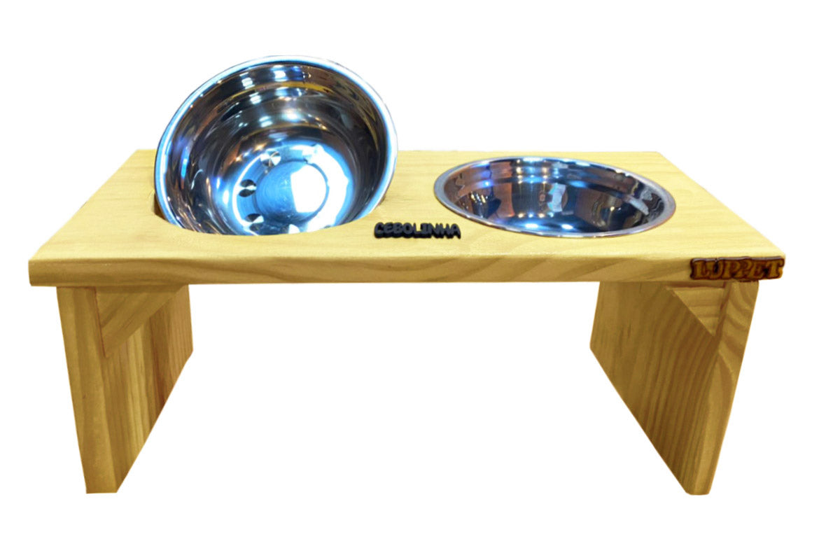 Comedouro Duplo Elevado Personalizado